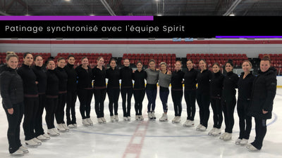 The Fabric of Sport ⎮ Synchronized skate with the Spirit team from the Club de patinage Nova