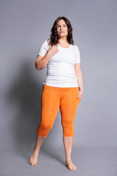 MOOV Activewear capri 3/4 Le Offside 16'' - Legging Capri 3 poches XS / orange-popsicle C011-OR-XS