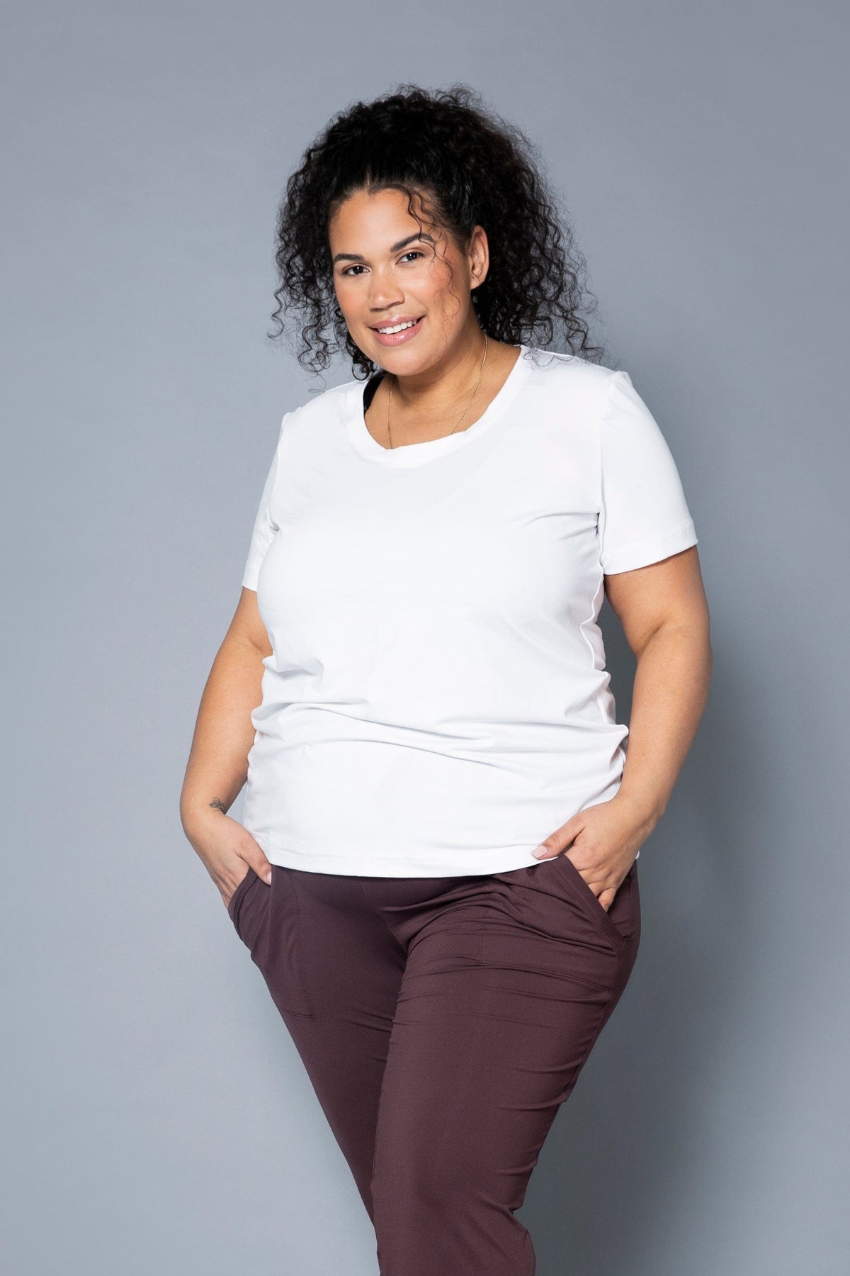 The Aglity - Short-sleeve t-shirt biodegradable fabric⎮ Plus Size