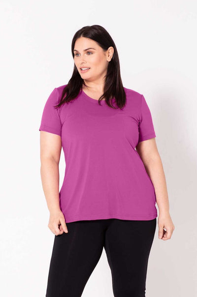 The Aglity  - Short-sleeve t-shirt biodegradable fabric⎮ Plus Size **FINAL SALE