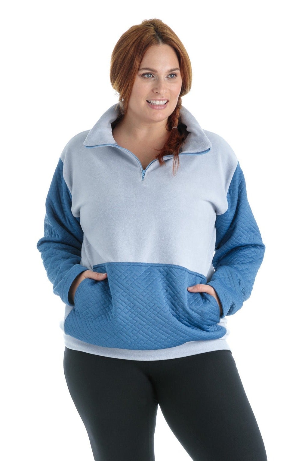 The High-Heat - Recycled polyester Polar Sweater ⎮Plus Size 